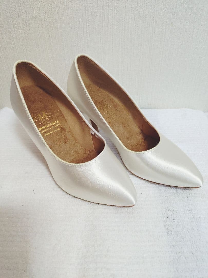 格安新品 SUPA1003ワイドサテンボールルームシューズ