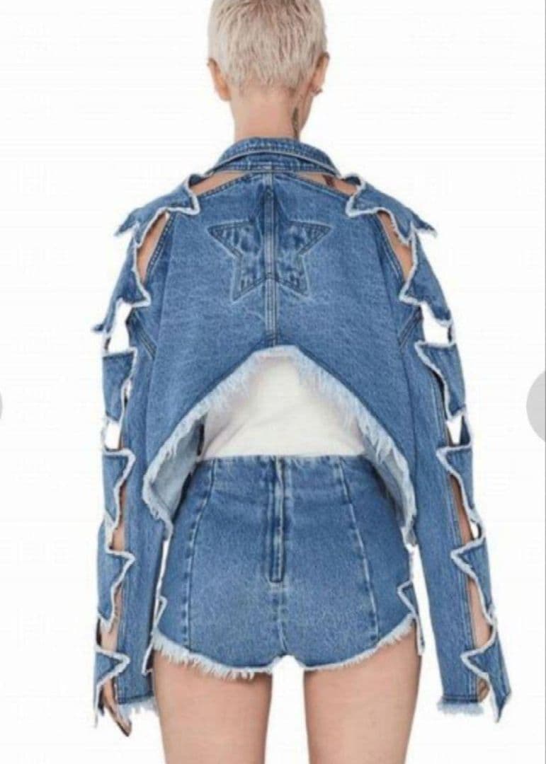 PONY STONE❤️スターパッチジャケット❤️個性的デニムジャケット