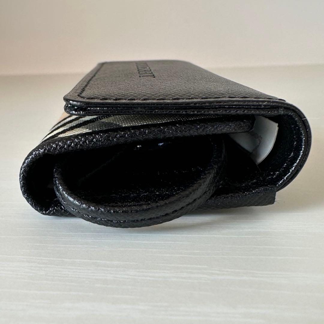 【未使用】Burberry バーバリー　ノバチェック　キーケース　レザー　4連