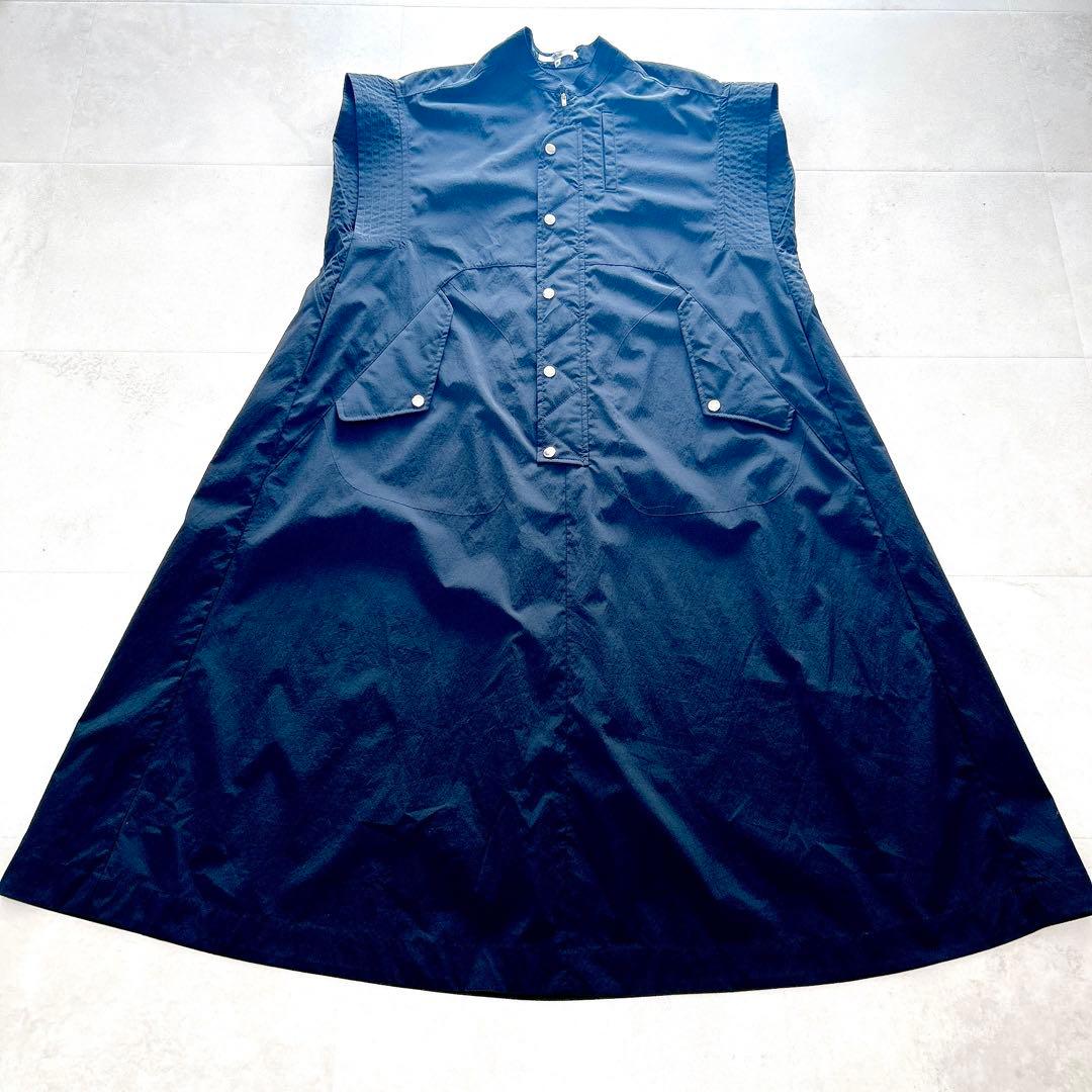 24SS✨現行　アンスリード　MA-1 ディテールワンピース　ブラック　洗える