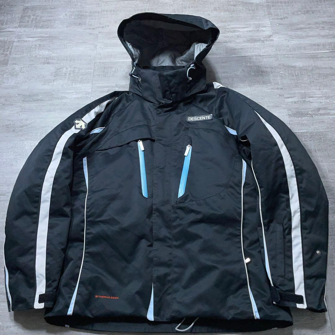 お買い得★ DESCENTE デサント スキーウェア メンズL-O 黒 ブラック