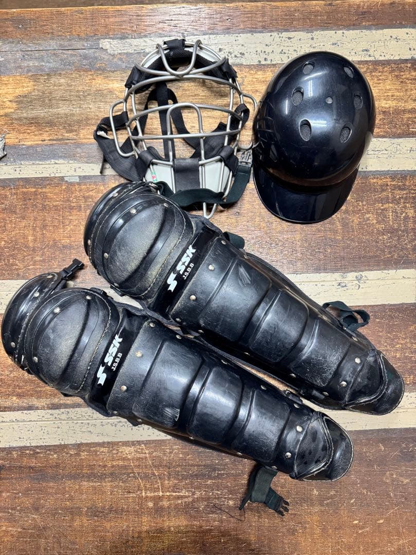 一般軟式用 キャッチャー防具一式 収納袋付き ブラック ミズノ SSK ZETT