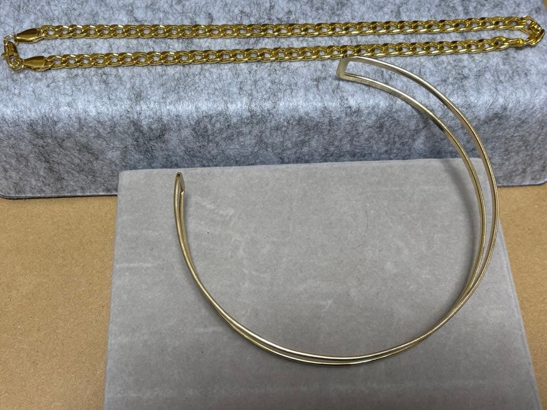 【yukico.crochet】ネックレス18KGF ・チョーカーまとめ