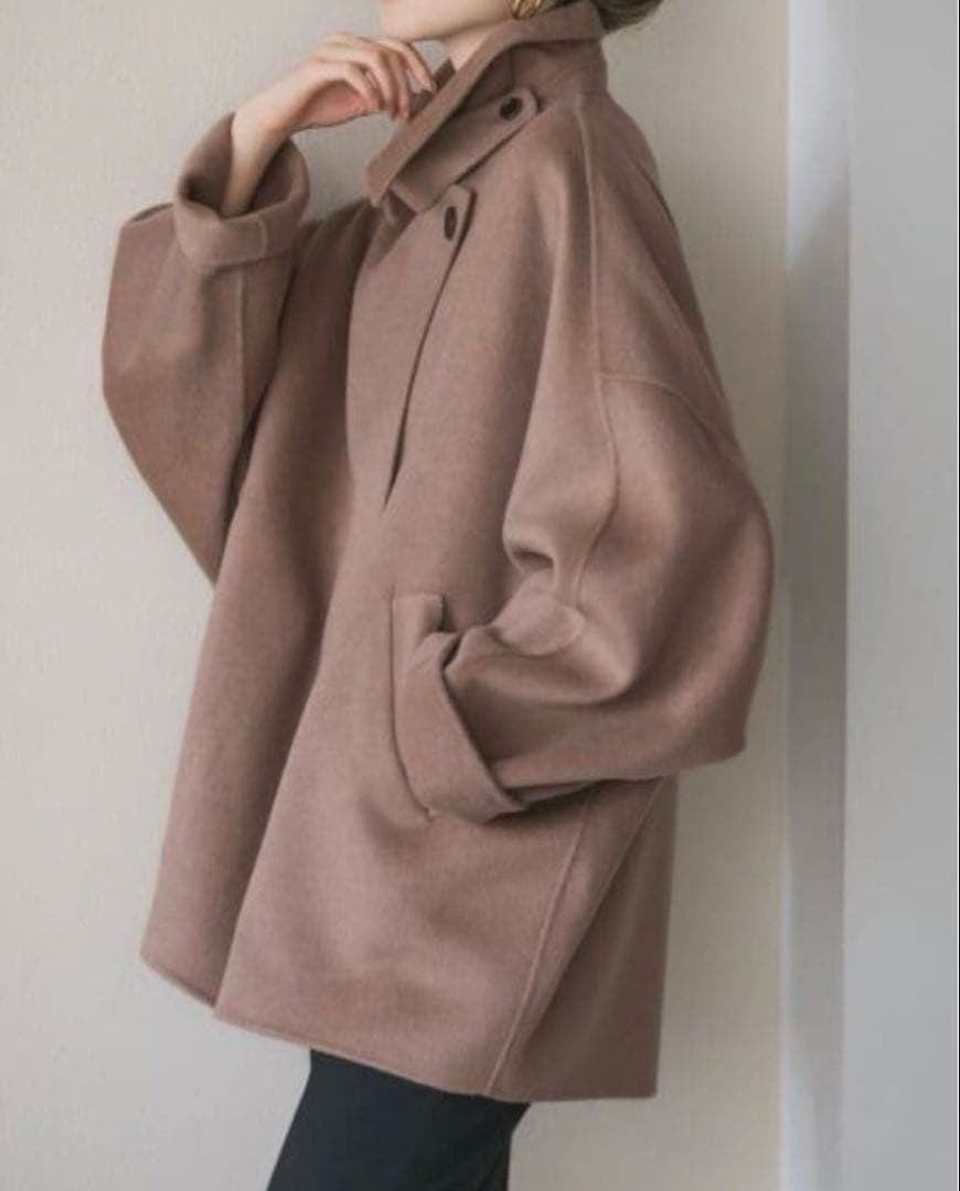 本日限定値下【noble】super160s リバードルマンショートコート　38