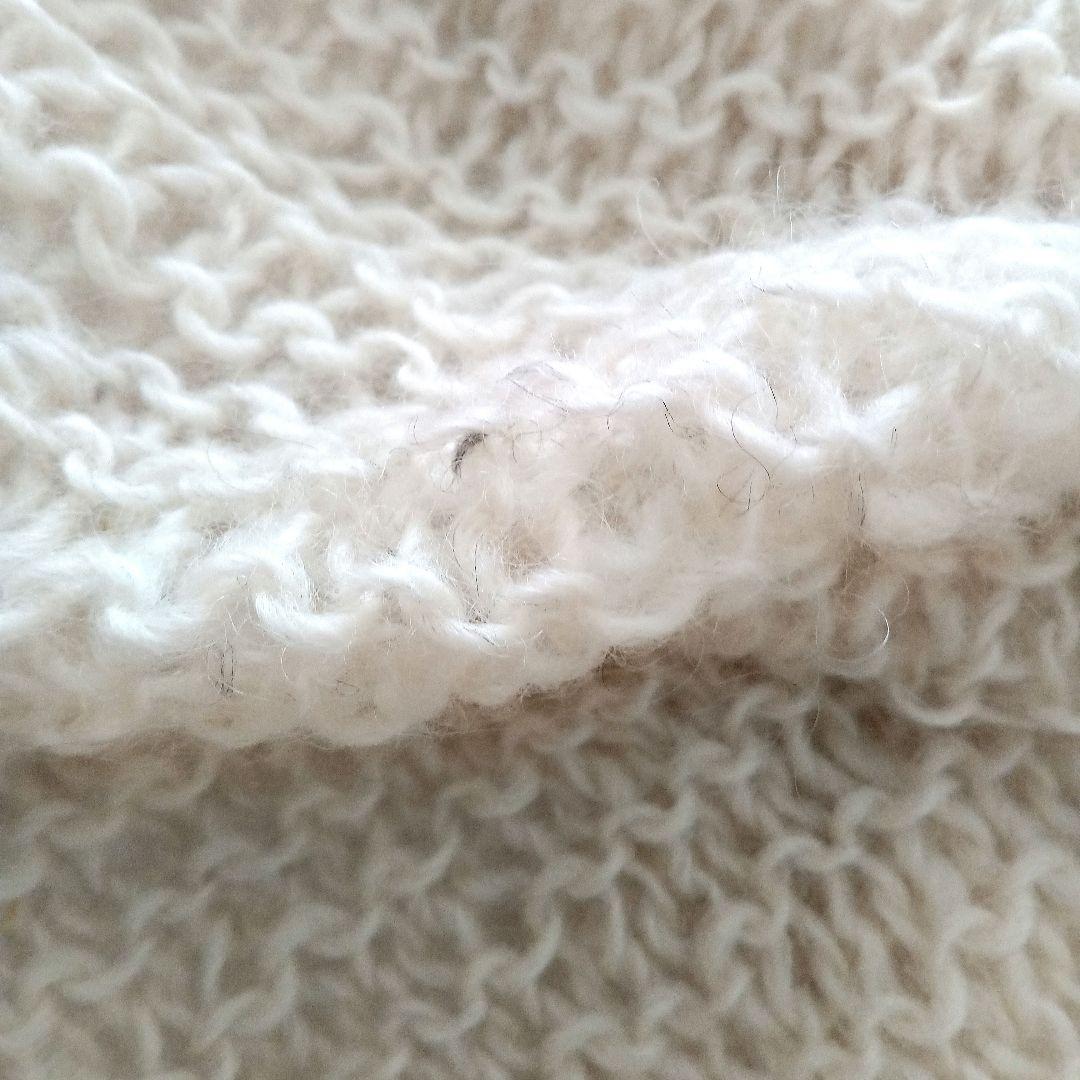 北欧展、eldblå 100%ゴットランドウールマフラー