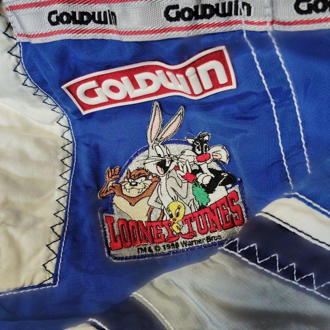 極上綺麗古着ダメージなしGOLDWINスキーウェアセットLOONEY TUNES