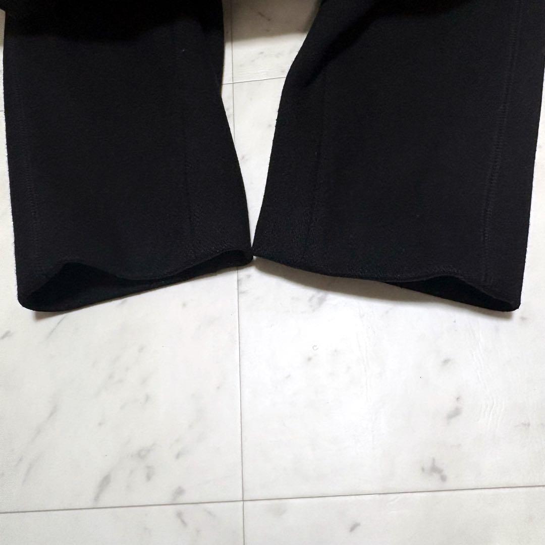 メゾンキツネ ロングコート ラップコート オーバーサイズ 大きい 黒 XL相当