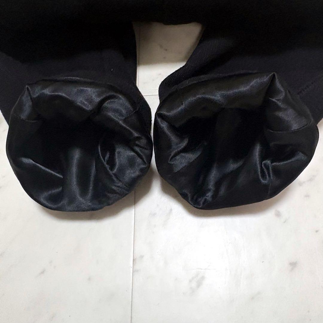 メゾンキツネ ロングコート ラップコート オーバーサイズ 大きい 黒 XL相当