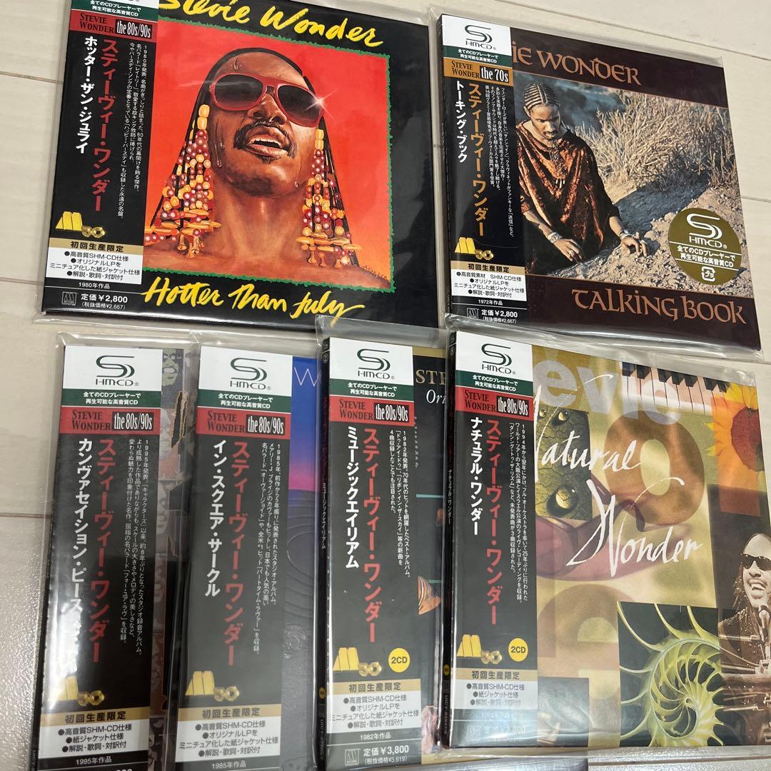 STEVIE WONDER まとめて　８枚CD 6点