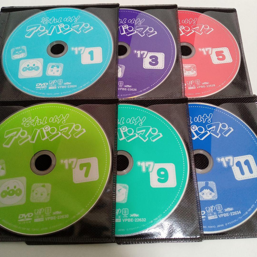 それいけアンパンマン　’17　テレビアニメ　レンタル落ち　ＤＶＤ　全１２巻セット