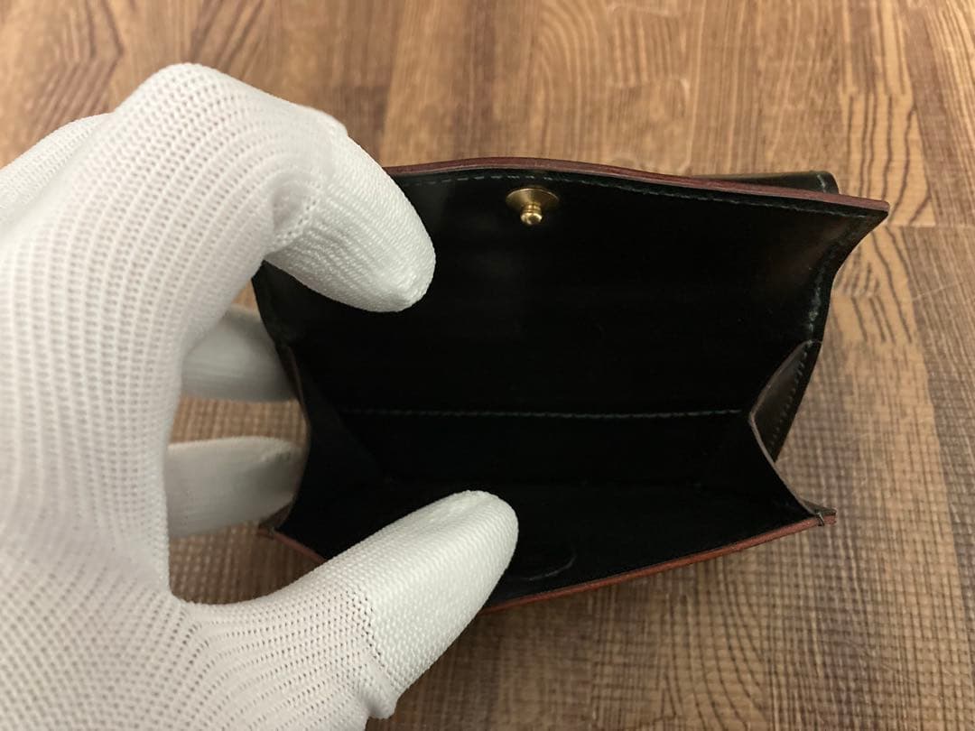 GANZO シェルコードバン　三つ折り財布　2024年度六本木店限定