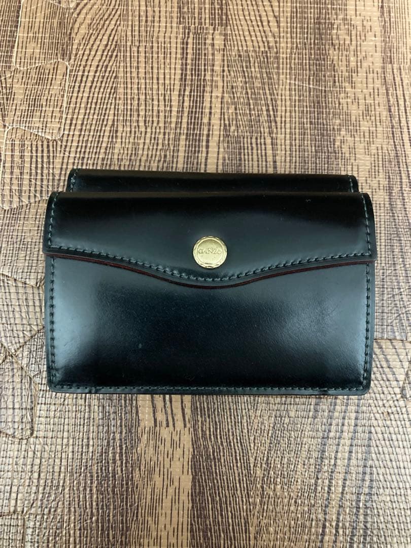 GANZO シェルコードバン　三つ折り財布　2024年度六本木店限定