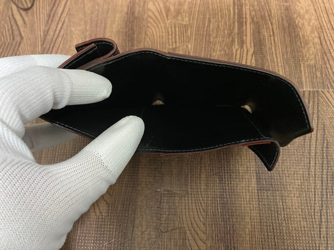 GANZO シェルコードバン　三つ折り財布　2024年度六本木店限定