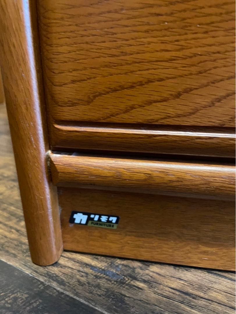 KARIMOKU カリモク　アンティーク　チェスト　5段　サイドキャビネット