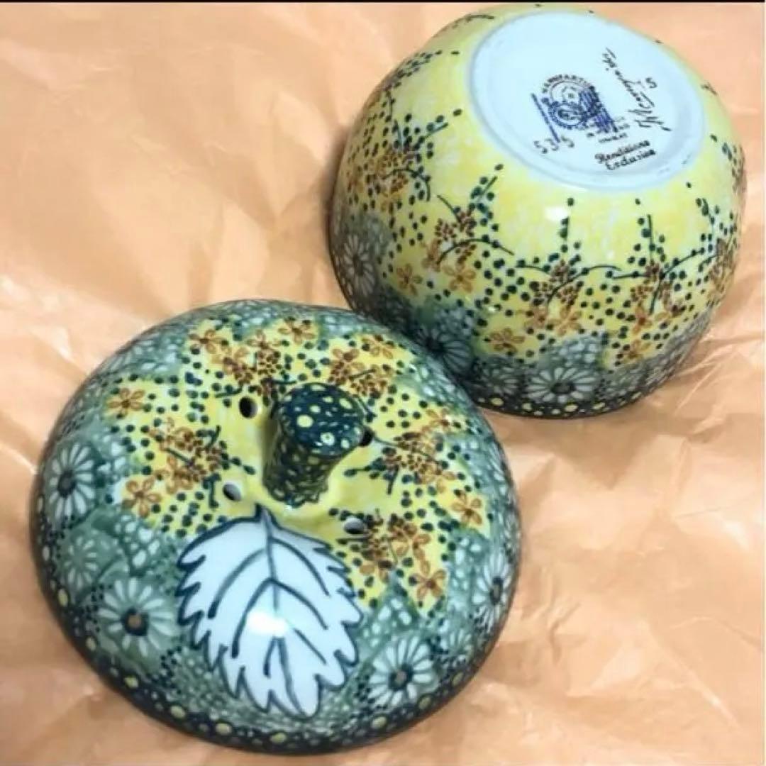 はくまい★ポーランド食器★リンゴポット