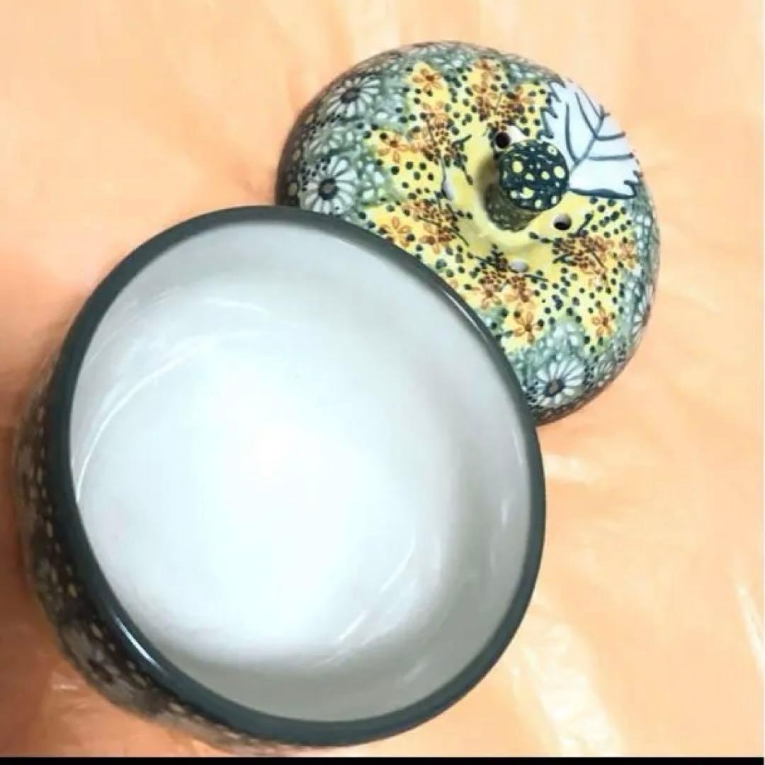 はくまい★ポーランド食器★リンゴポット