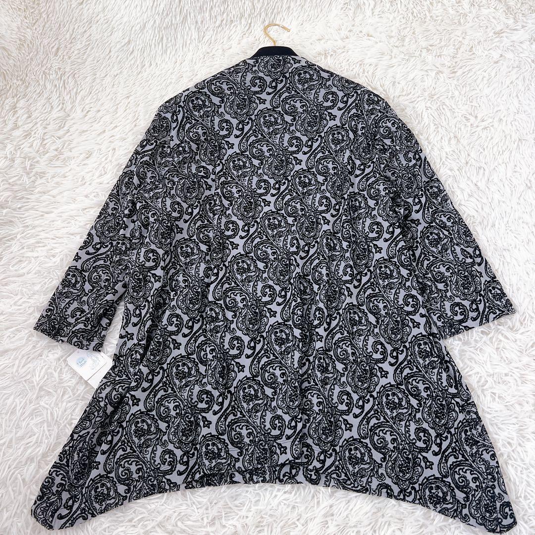 新品 BALMAIN×Leilian ペイズリー柄 長袖 カットソー 13号