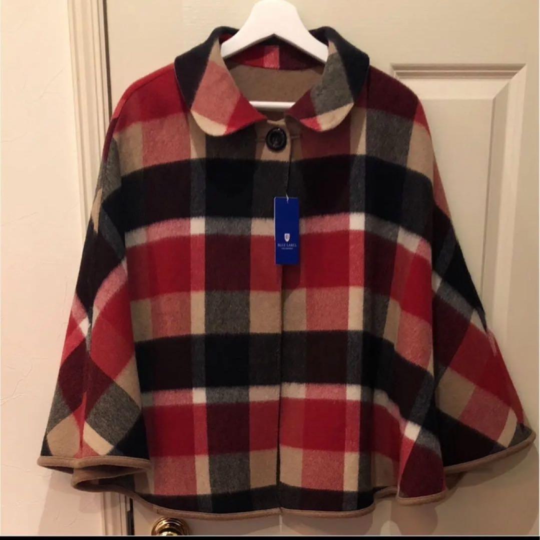 新品タグ付き　リバーシブル　ブルーレーベルクレストブリッジ　ノバチェック柄　羽織