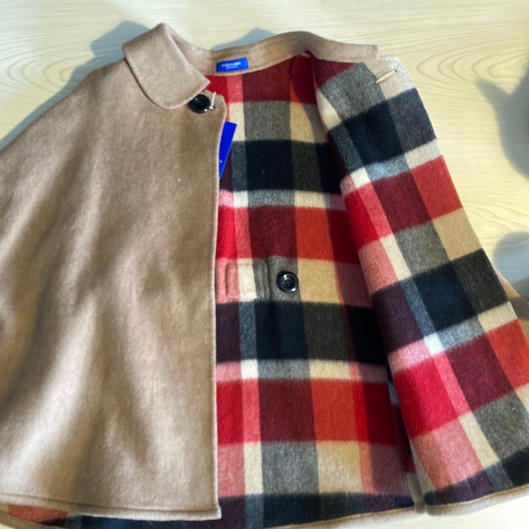 新品タグ付き　リバーシブル　ブルーレーベルクレストブリッジ　ノバチェック柄　羽織