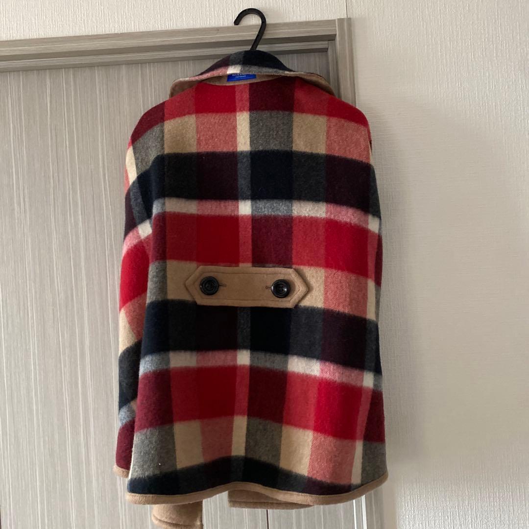 新品タグ付き　リバーシブル　ブルーレーベルクレストブリッジ　ノバチェック柄　羽織