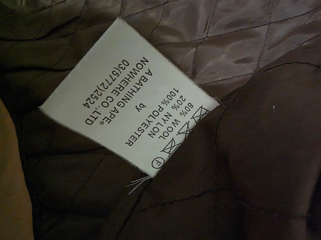 A BATHING APE　 ベージュ スタジャン