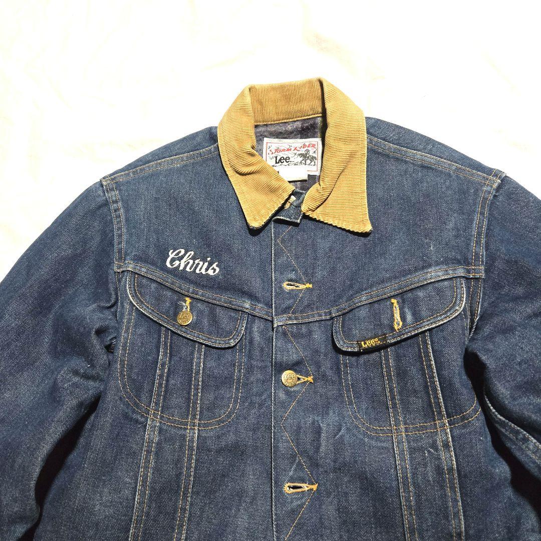 lee ストームライダー　80s ヴィンテージ　濃紺
