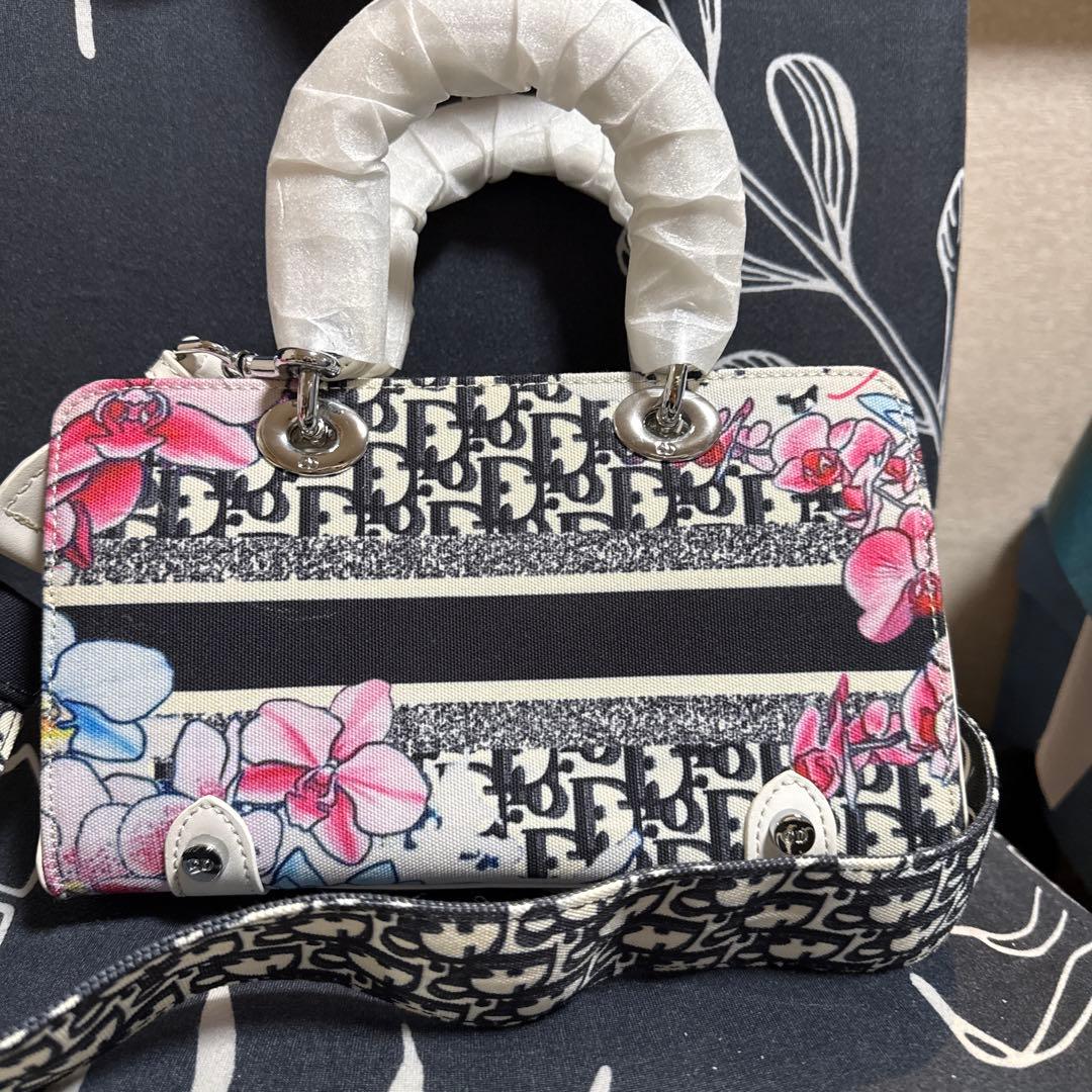 フラワープリント ショルダーバッグ