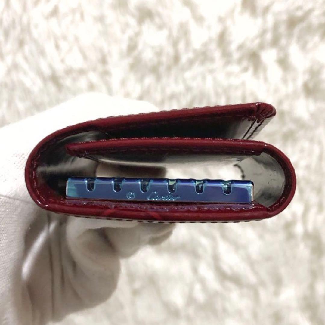 未使用✨カルティエ ハッピーバースデー レザー 6連キーケース エナメル