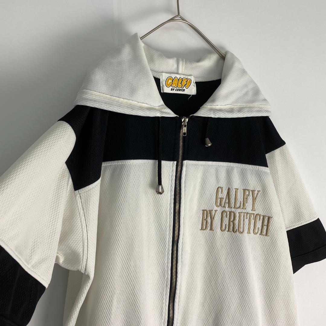 ガルフィ　セットアップ　GALFY　ジャージ　刺しゅう　白　黒　Y2K