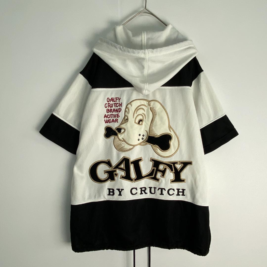 ガルフィ　セットアップ　GALFY　ジャージ　刺しゅう　白　黒　Y2K