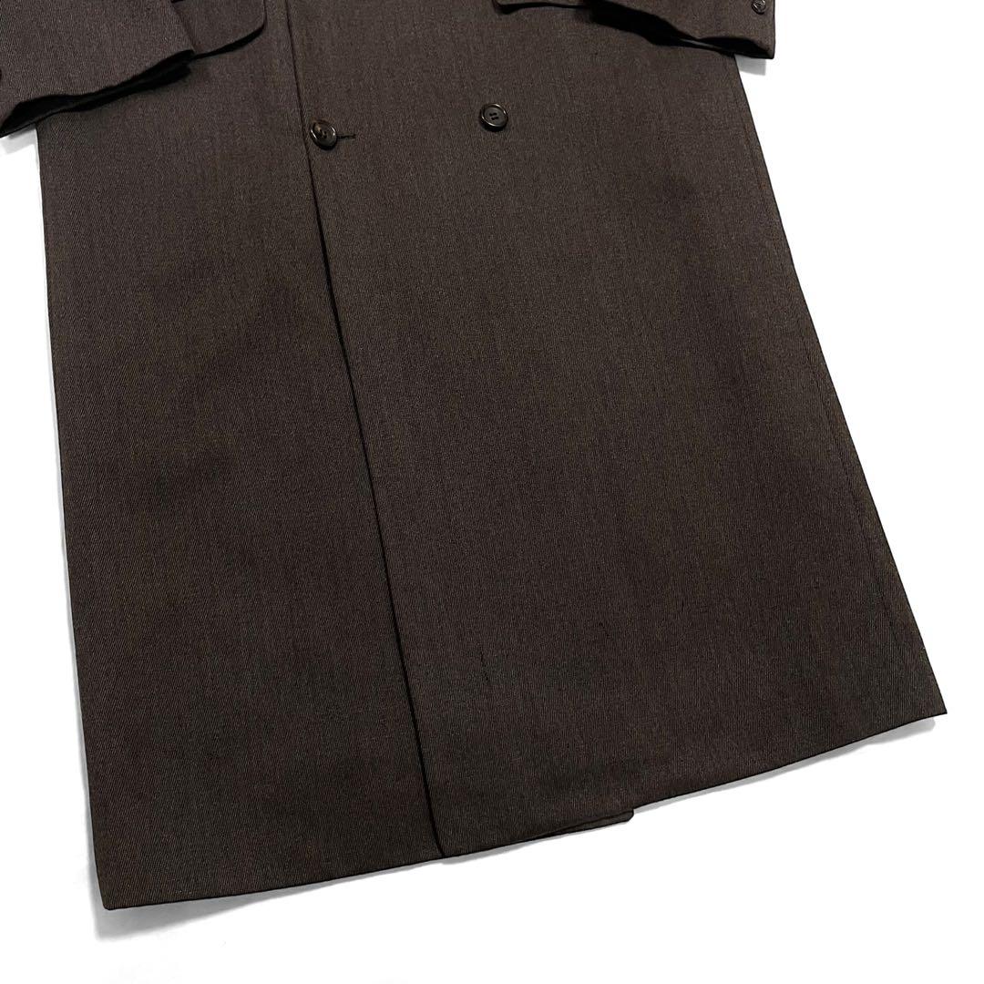 【高級】MEN’S TENORAS ダブルチェスターコート ロング マキシ丈 L