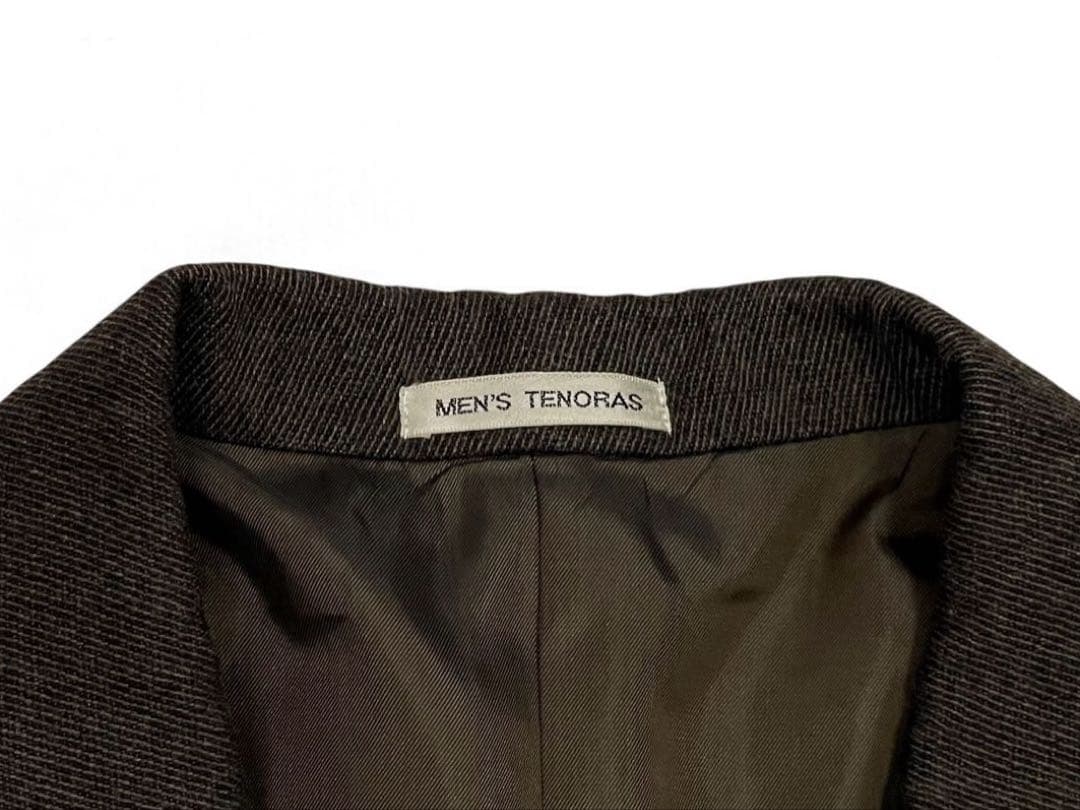 【高級】MEN’S TENORAS ダブルチェスターコート ロング マキシ丈 L