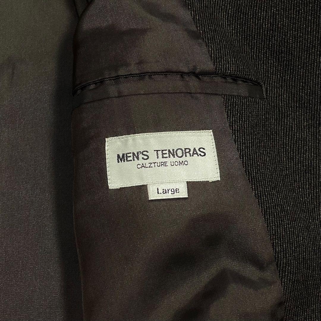 【高級】MEN’S TENORAS ダブルチェスターコート ロング マキシ丈 L