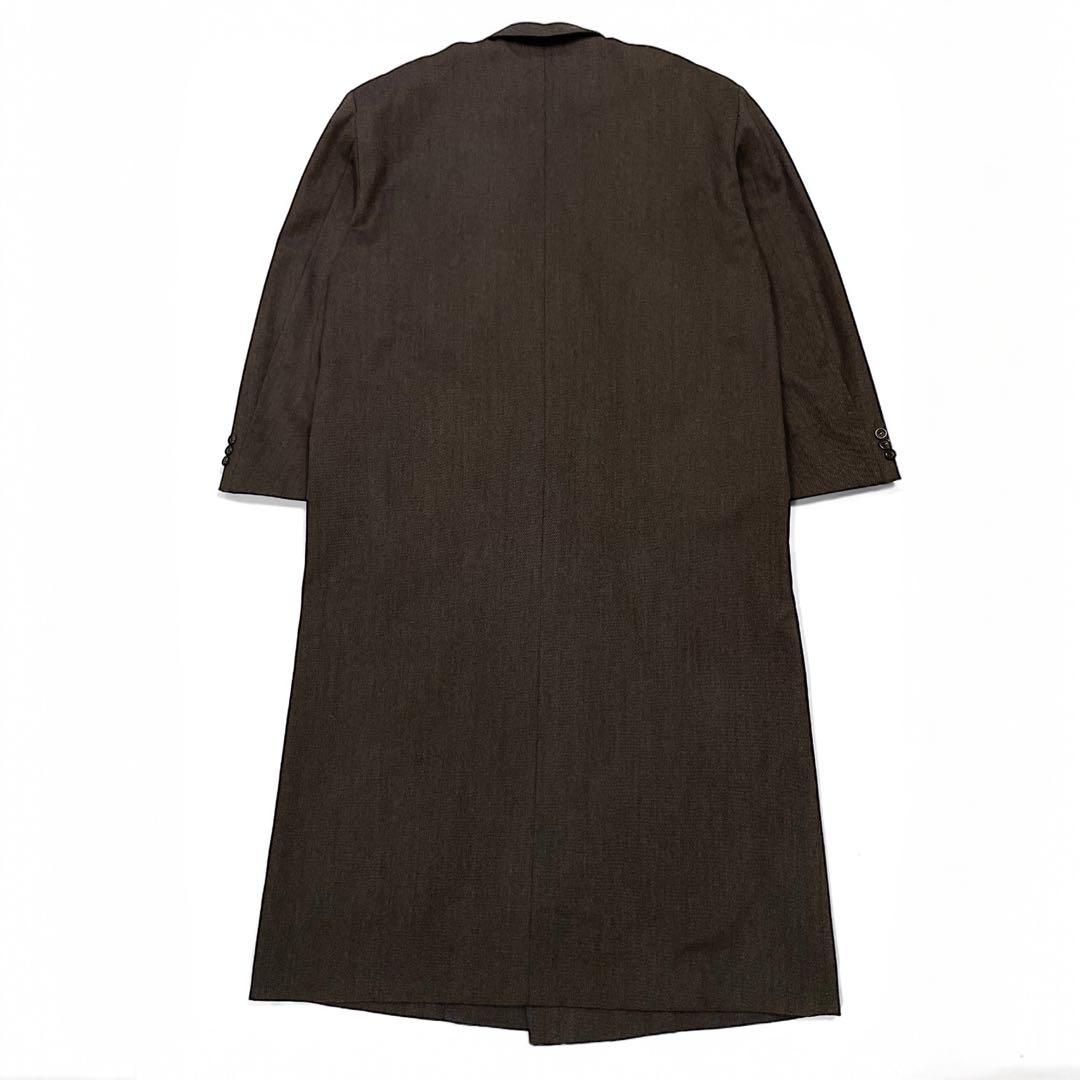 【高級】MEN’S TENORAS ダブルチェスターコート ロング マキシ丈 L