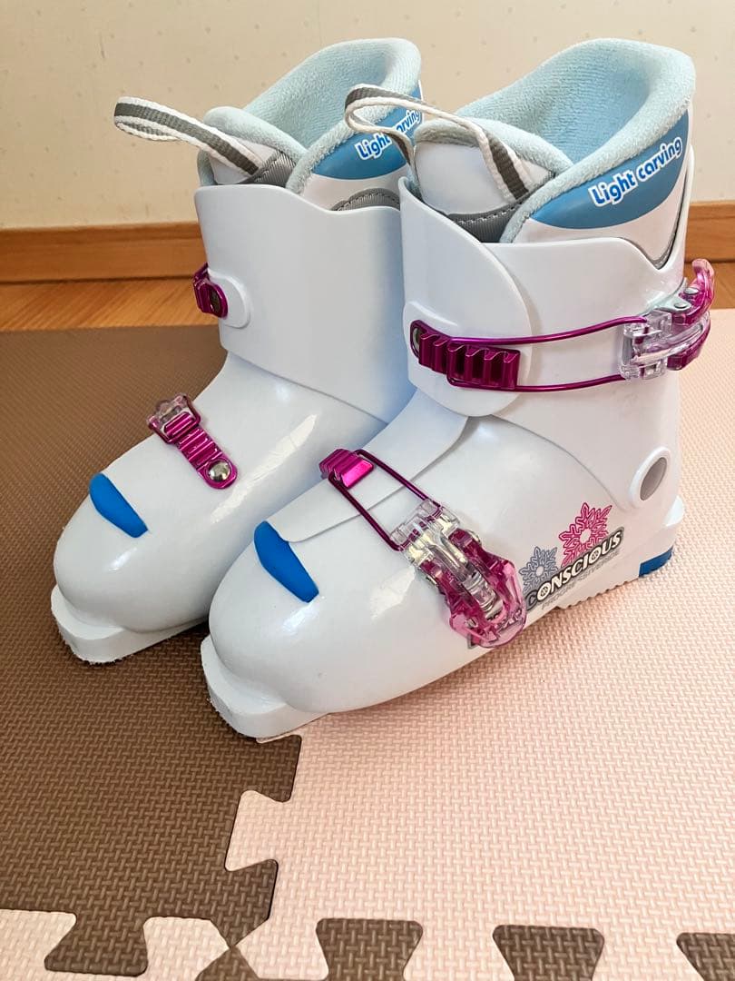 120cmスキー板、ブーツセット