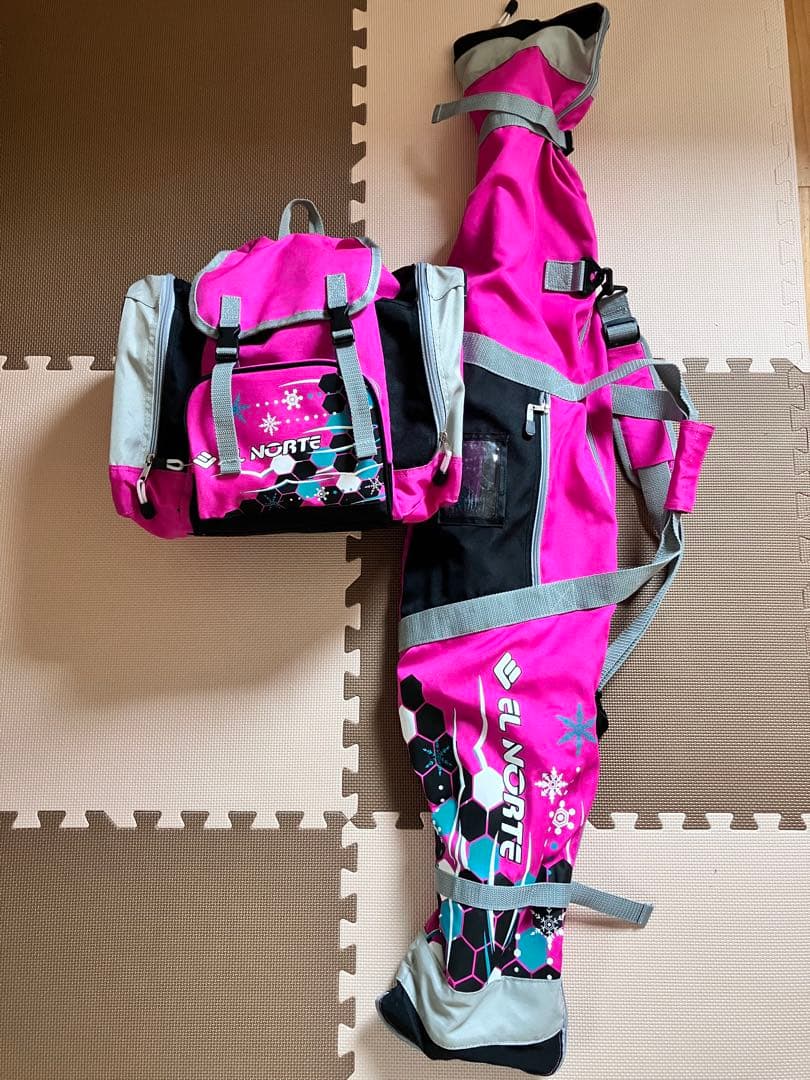 120cmスキー板、ブーツセット