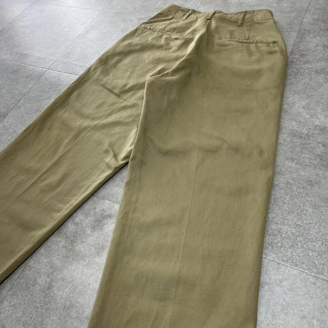 希少　アメリカ軍　チノパン　45カーキ　khaki 実物　ビンテージ　オリジナル