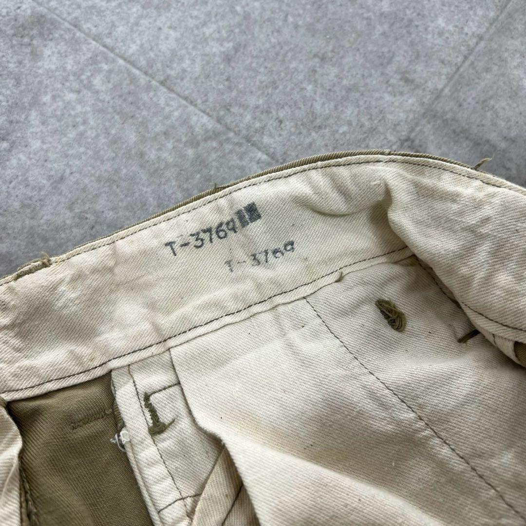 希少　アメリカ軍　チノパン　45カーキ　khaki 実物　ビンテージ　オリジナル