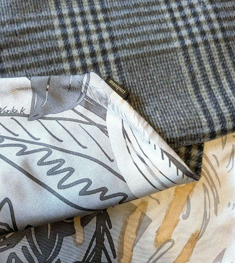 マニプリ　manipuri for AMARC リバーシブルストール　大草直子