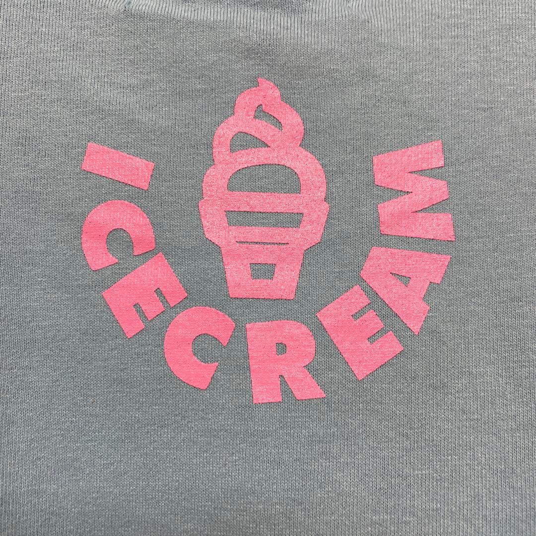 【ICECREAM】コットンLS T-SHIRT RUNNING DOG