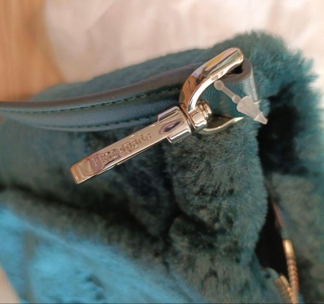 ケイトスペードニューヨーク トートバッグ　ファーバッグ　ストラップ付き　ファー