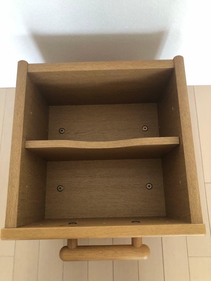 【美品・希少】浜本工芸　縦横変形ラック　キャスター付き収納ボックスマガジンラック