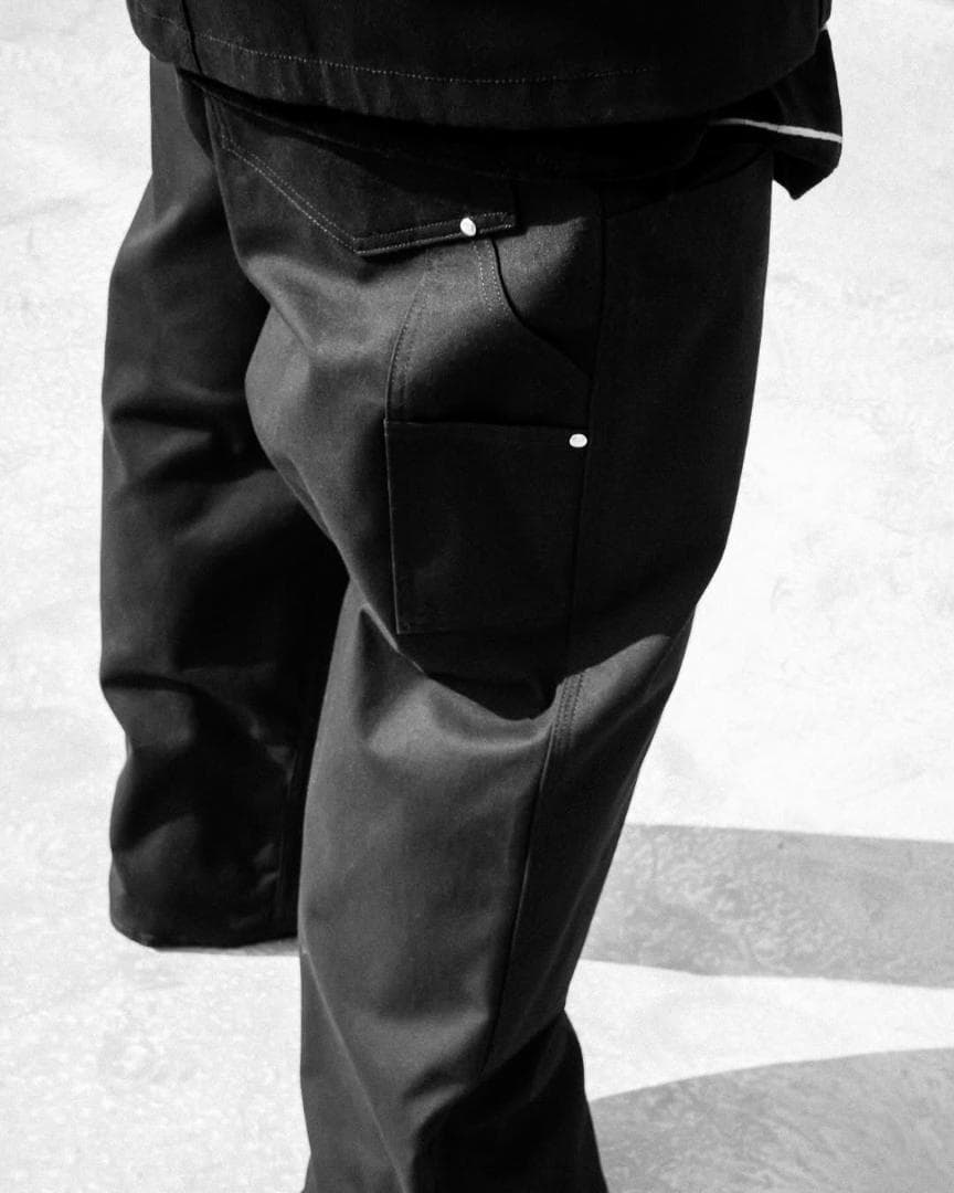 COOTIE ダブルニーペインターパンツ XL ブラック 美品