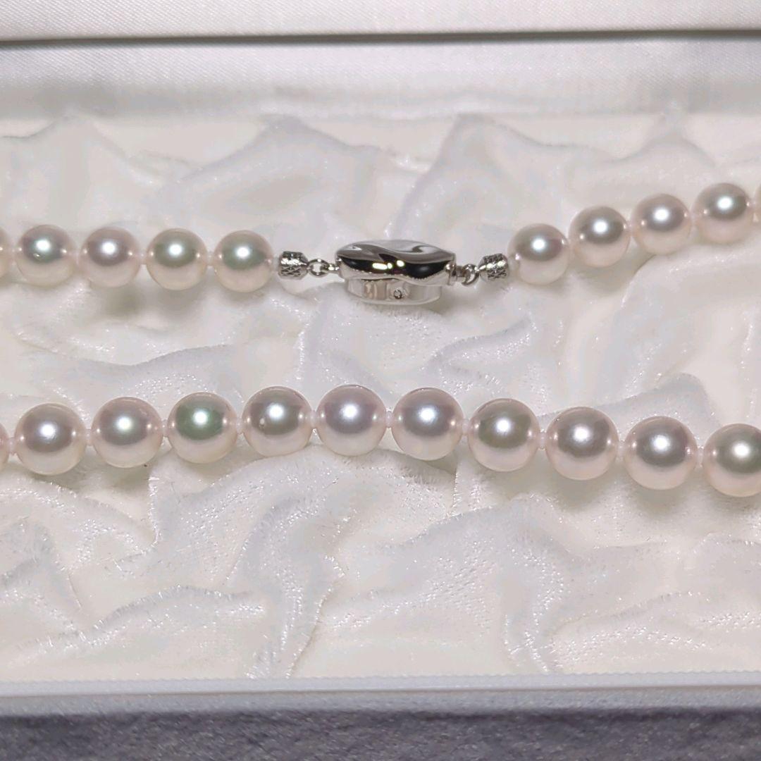 サナ【花珠】あこや真珠 ネックレス 約7.5-8.0mm 453