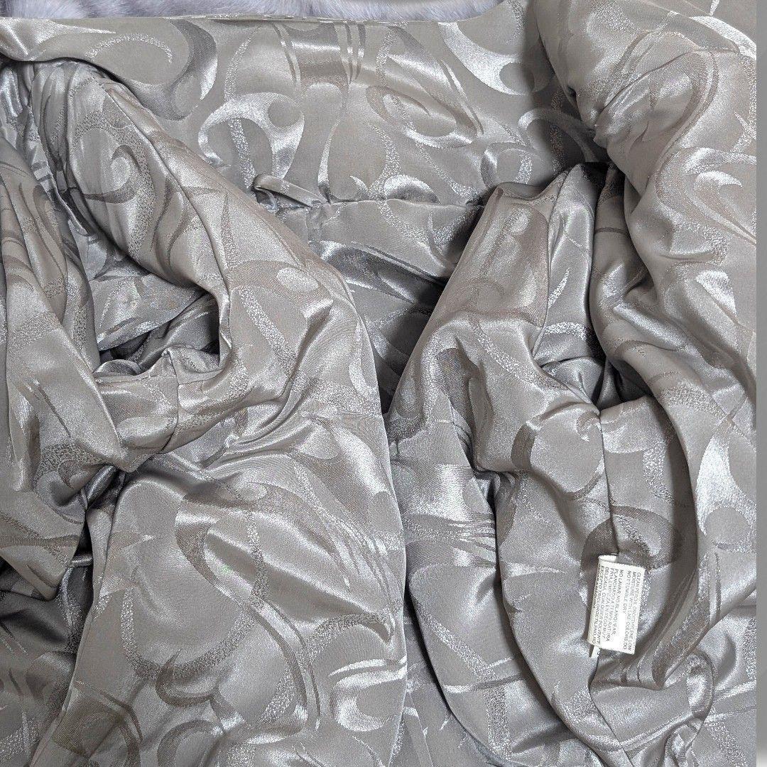 【最高級】 コペンハーゲンファー　バーガンディ ミンクコート 毛皮　38 グレー