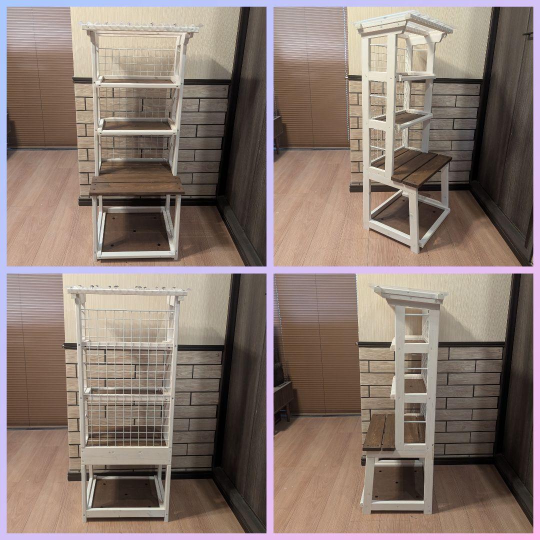 屋根付 4段ラック