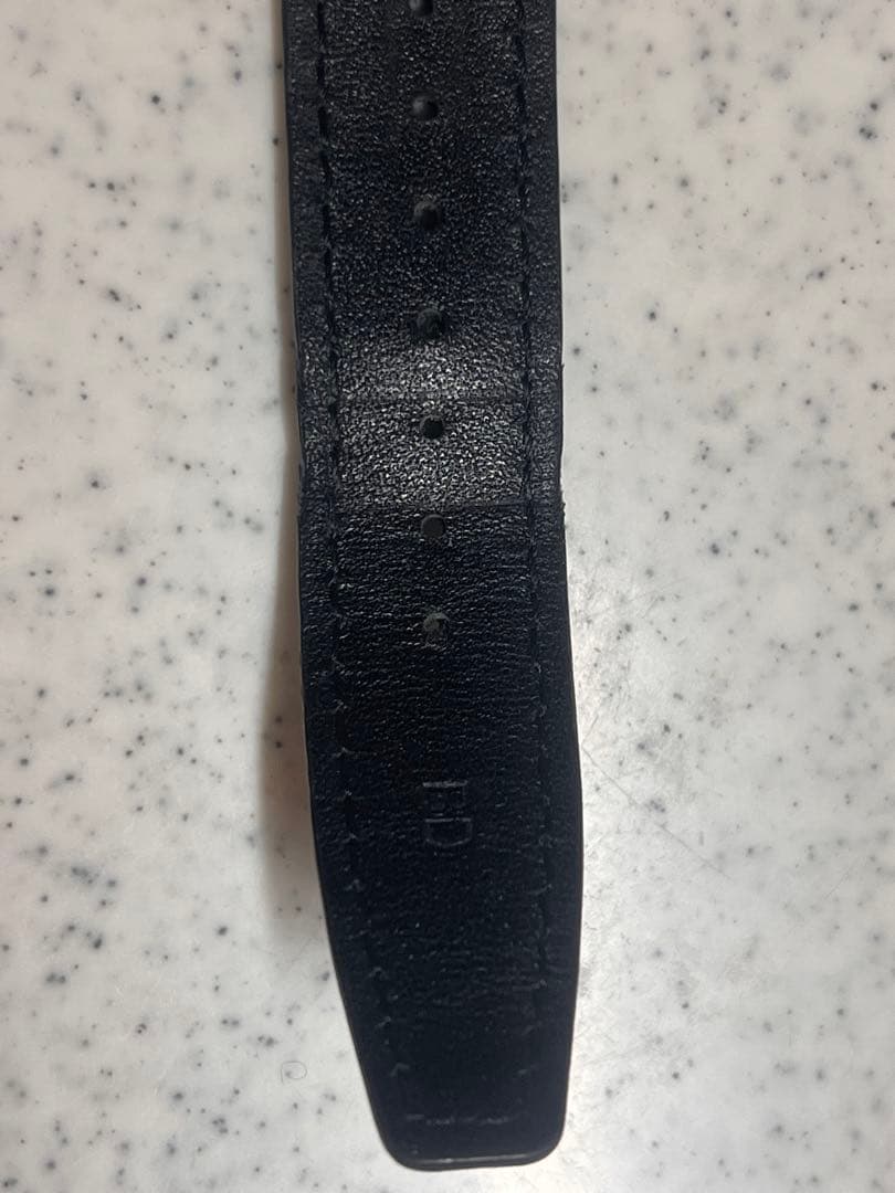 1/31日限定値下げ　IWC 純正ブラックレザーベルト 20mm