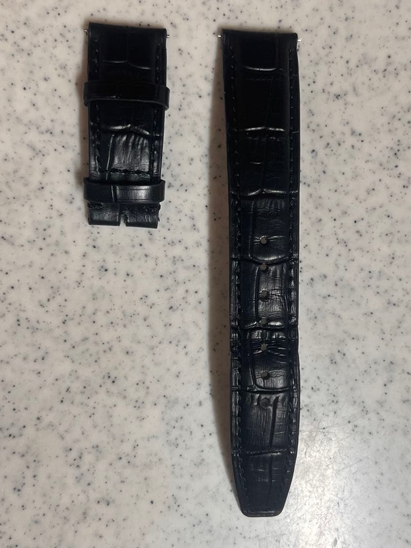 1/31日限定値下げ　IWC 純正ブラックレザーベルト 20mm