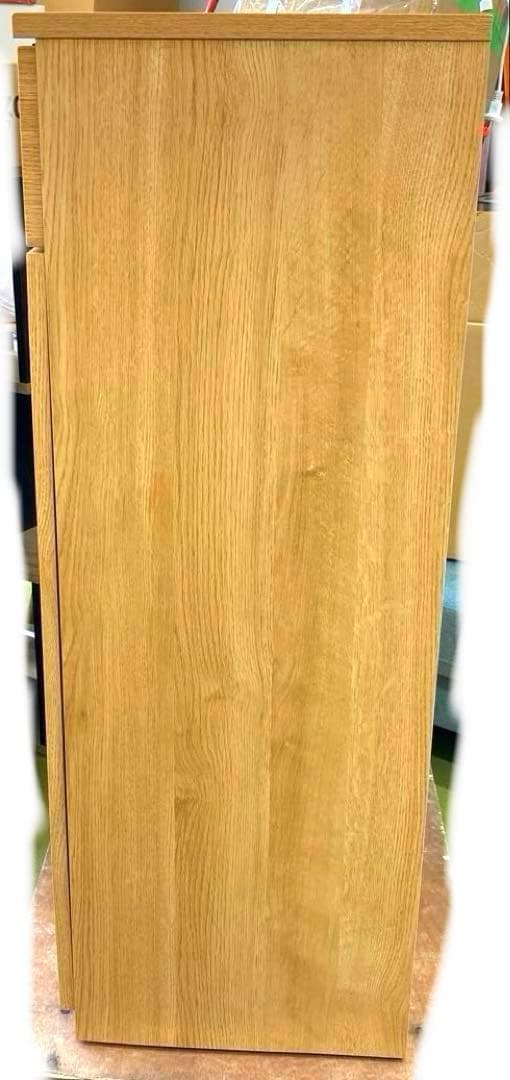 ニトリ エトナ80MRB LBR キッチンカウンター 食器棚 80cm幅