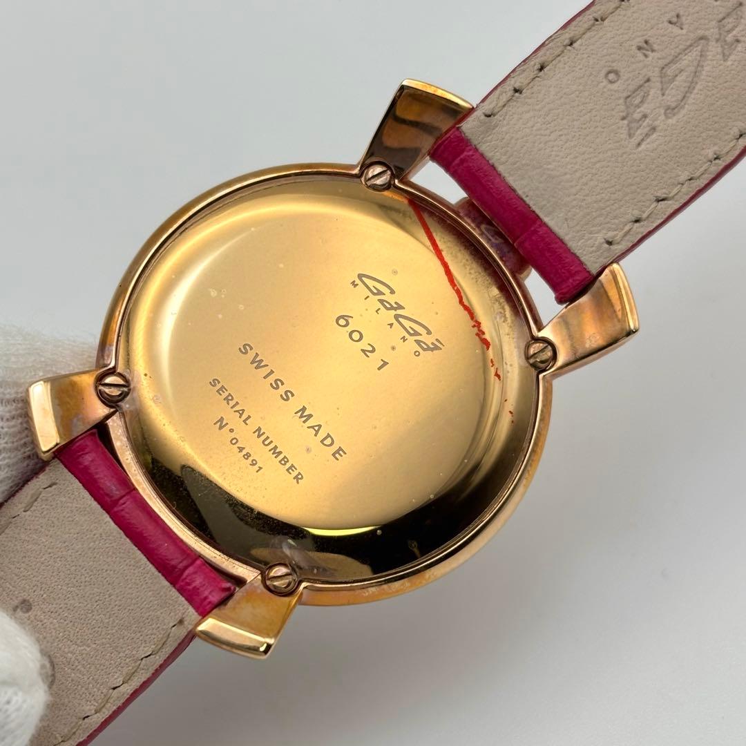 GAGA MILANO ガガミラノ マヌアーレ 35MM レディース 純正ベルト